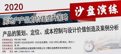 房地產企業產品力價值提升策略沙盤演練產品策劃 定位 成本控制